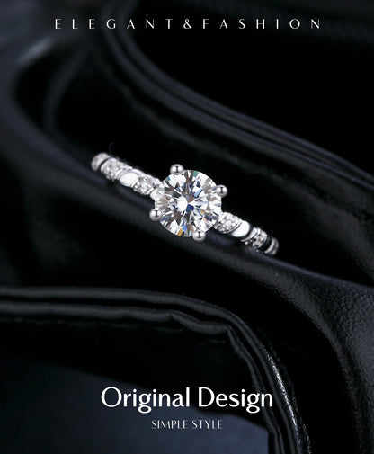 Twist Moissanite Ring