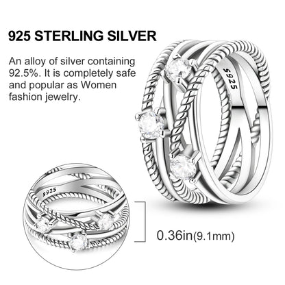 Woven Sterling Silver Ring
