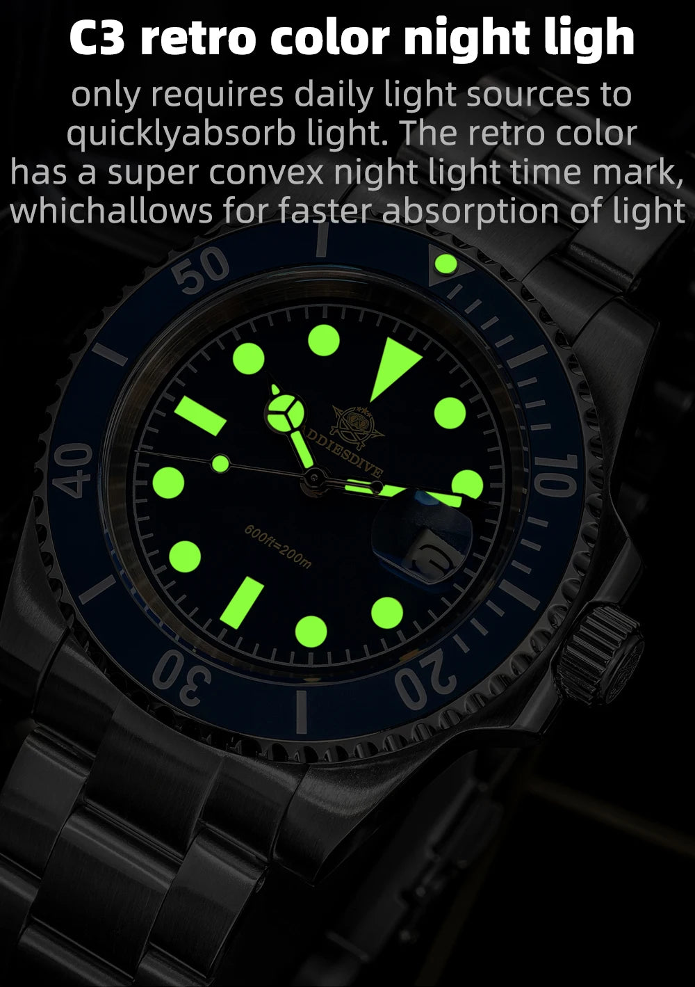 ADDIESDIVE AD2054 Vintage Dive Watch