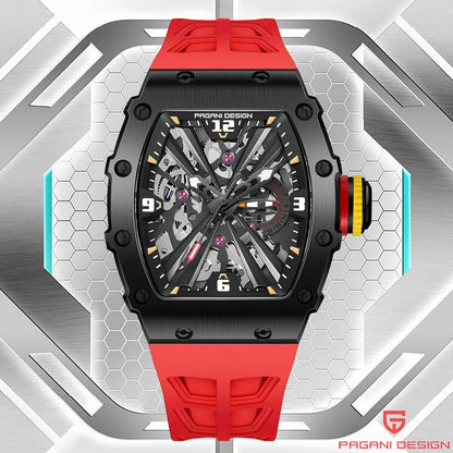 PAGANI DESIGN PD-1738 Skeleton Quartz Watch