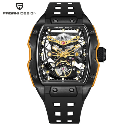 PAGANI DESIGN Tonneau Skeleton Automatic Watch