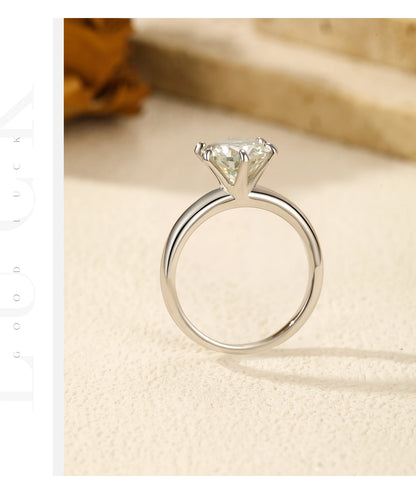 Crown Moissanite Ring