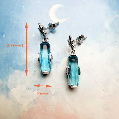 Lucky Blue Star Earrings