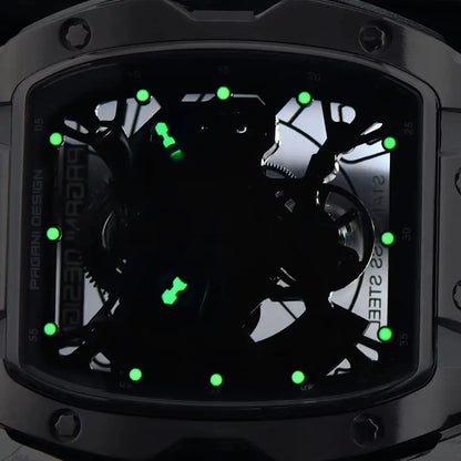 PAGANI DESIGN Tonneau Skeleton Automatic Watch