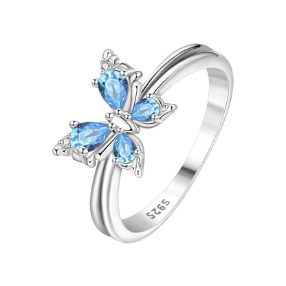 Starry Night Sterling Silver Ring