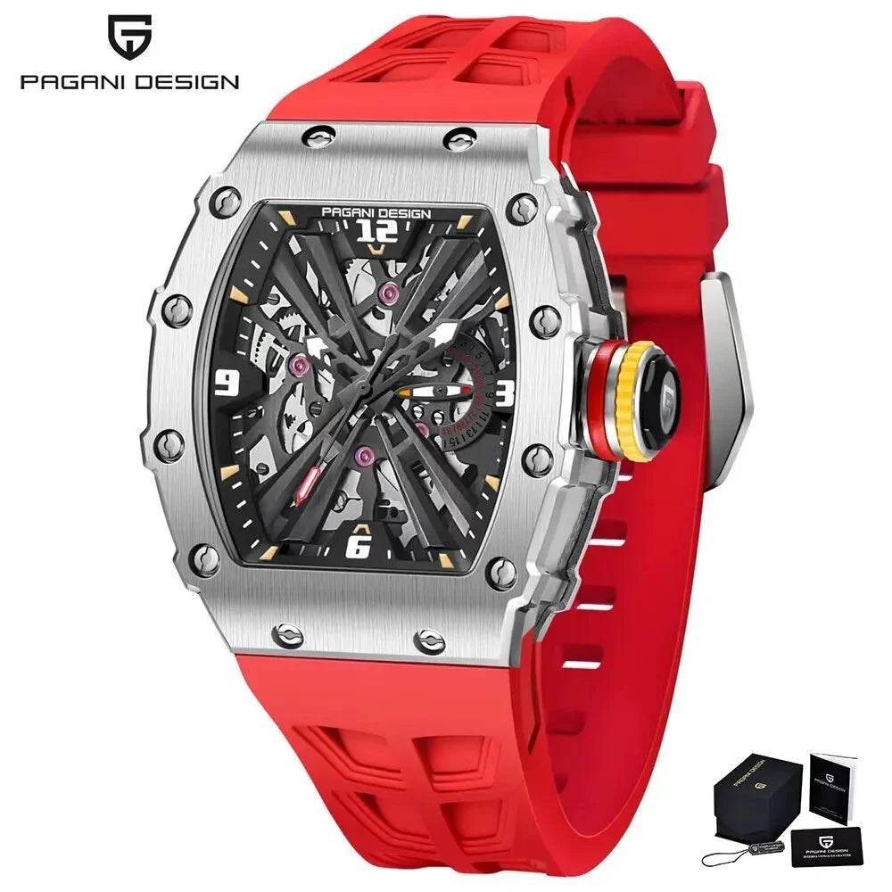 PAGANI DESIGN PD-1738 Skeleton Quartz Watch