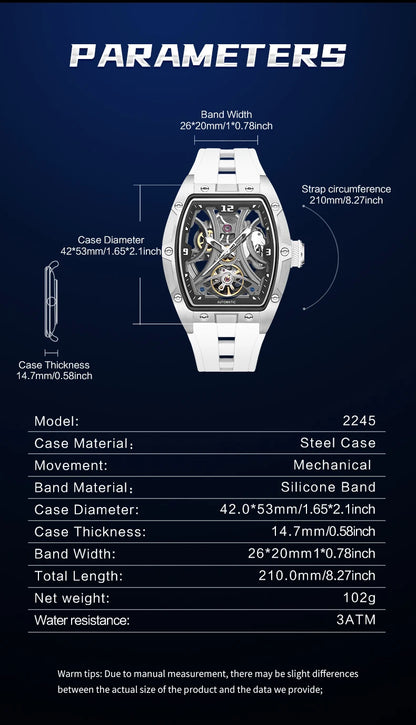 MEGIR 2245 Skeleton Automatic Watch