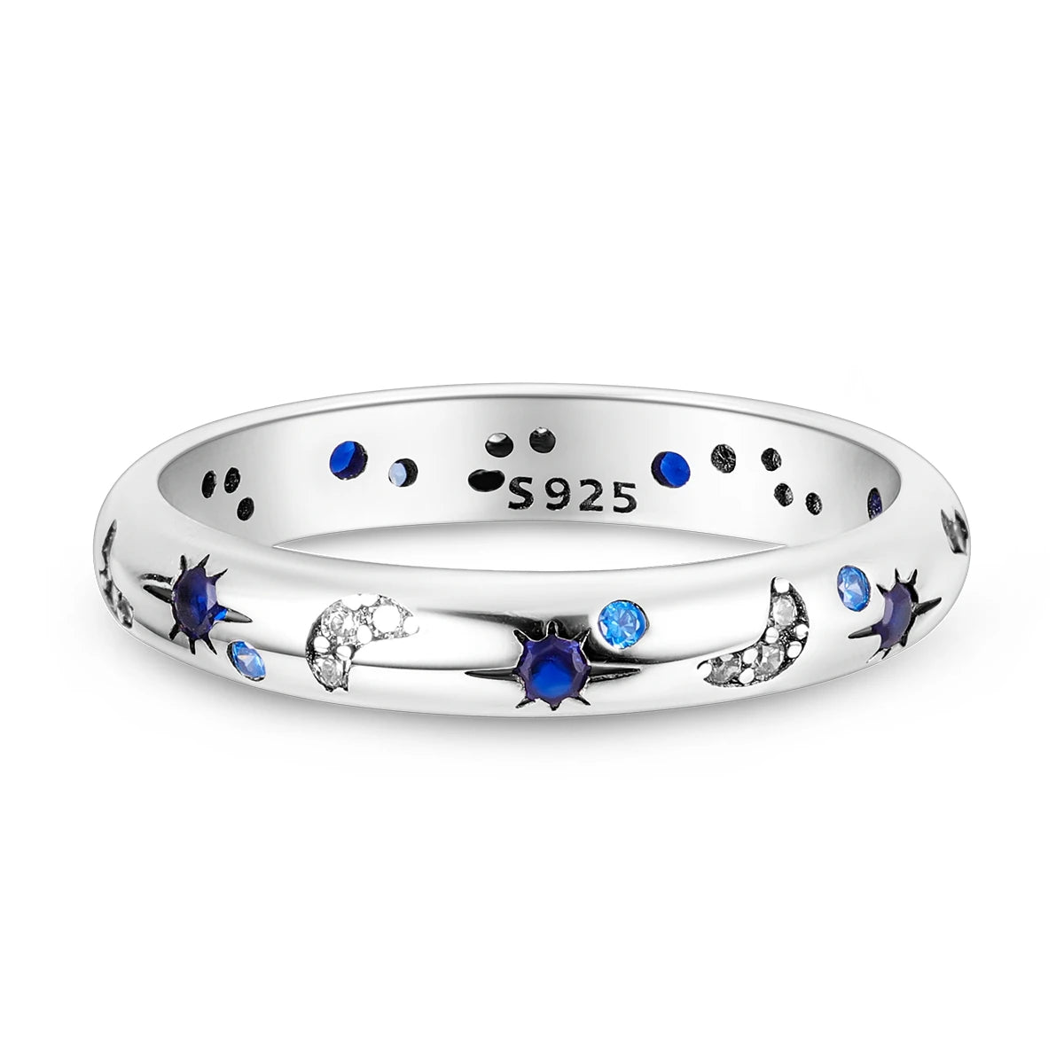 Starry Night Sterling Silver Ring
