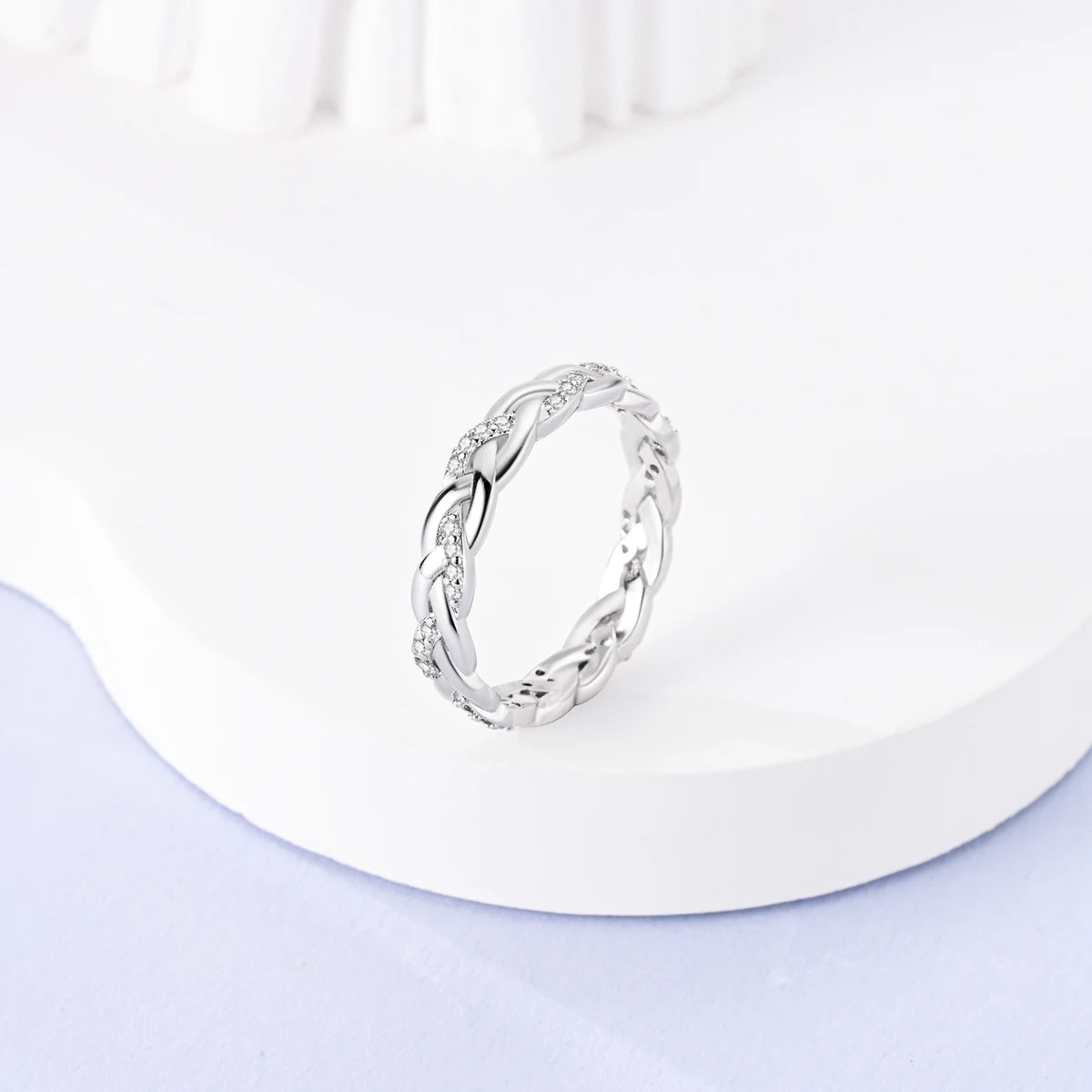 Woven Sterling Silver Ring