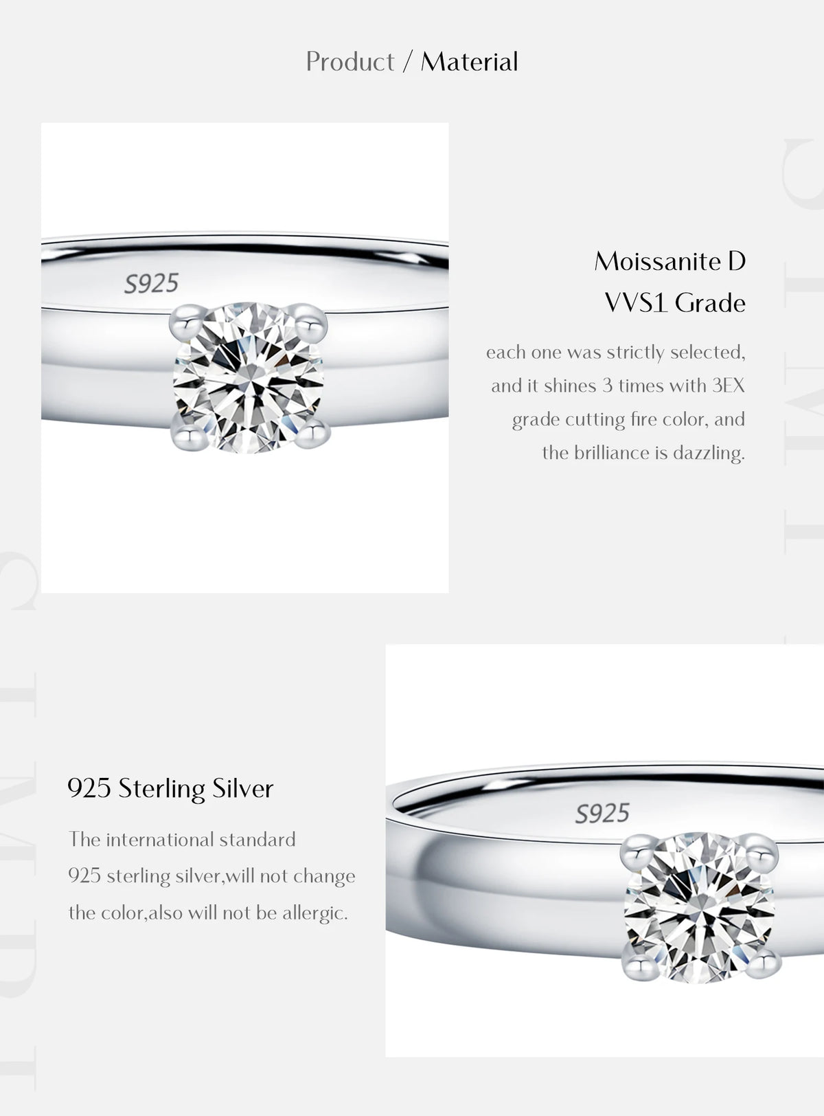 Classic Wide-Band Moissanite Ring