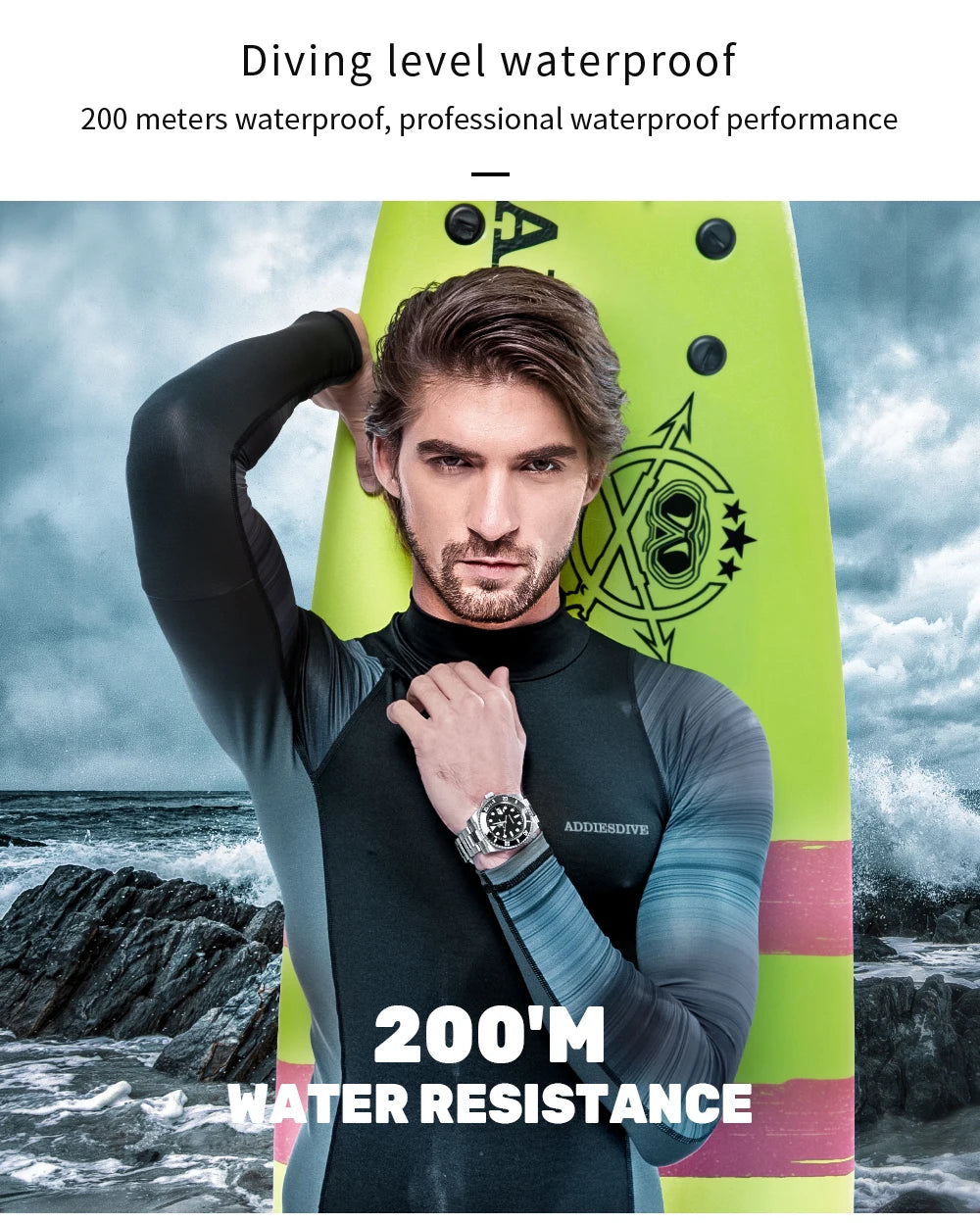 ADDIESDIVE H3 Quartz Dive Watch