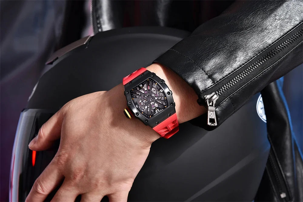 PAGANI DESIGN PD-1738 Skeleton Quartz Watch