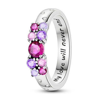 Starry Night Sterling Silver Ring