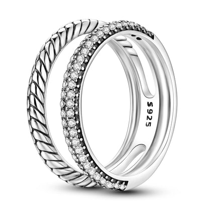 Starry Night Sterling Silver Ring