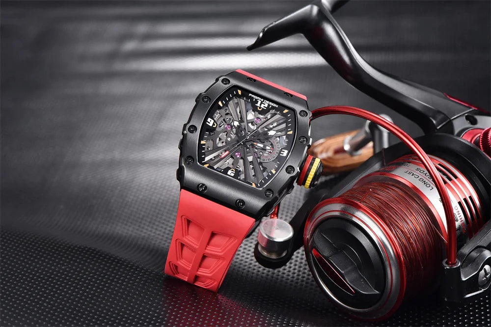 PAGANI DESIGN PD-1738 Skeleton Quartz Watch