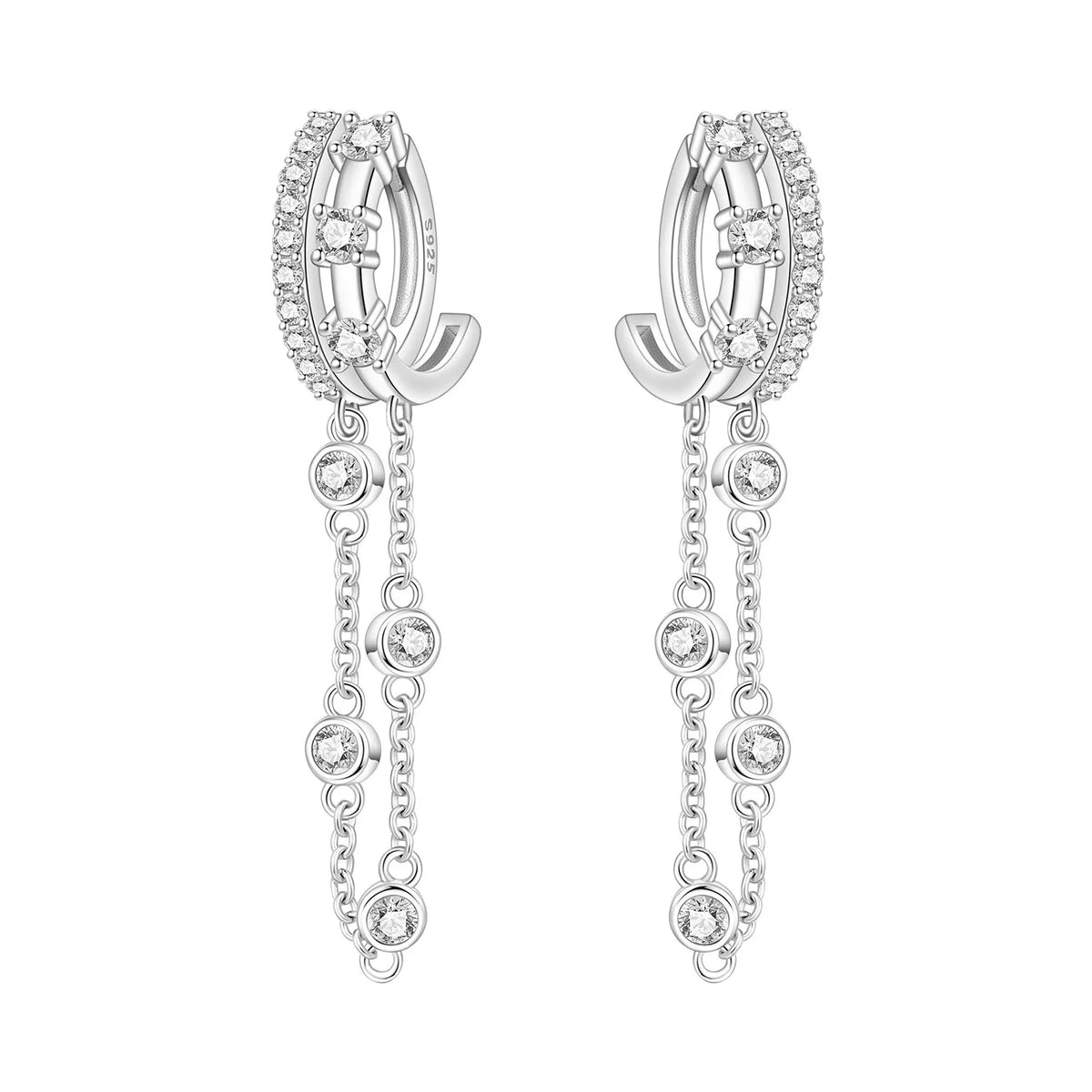 Pink Cowboy Hat & Boots Drop Earrings