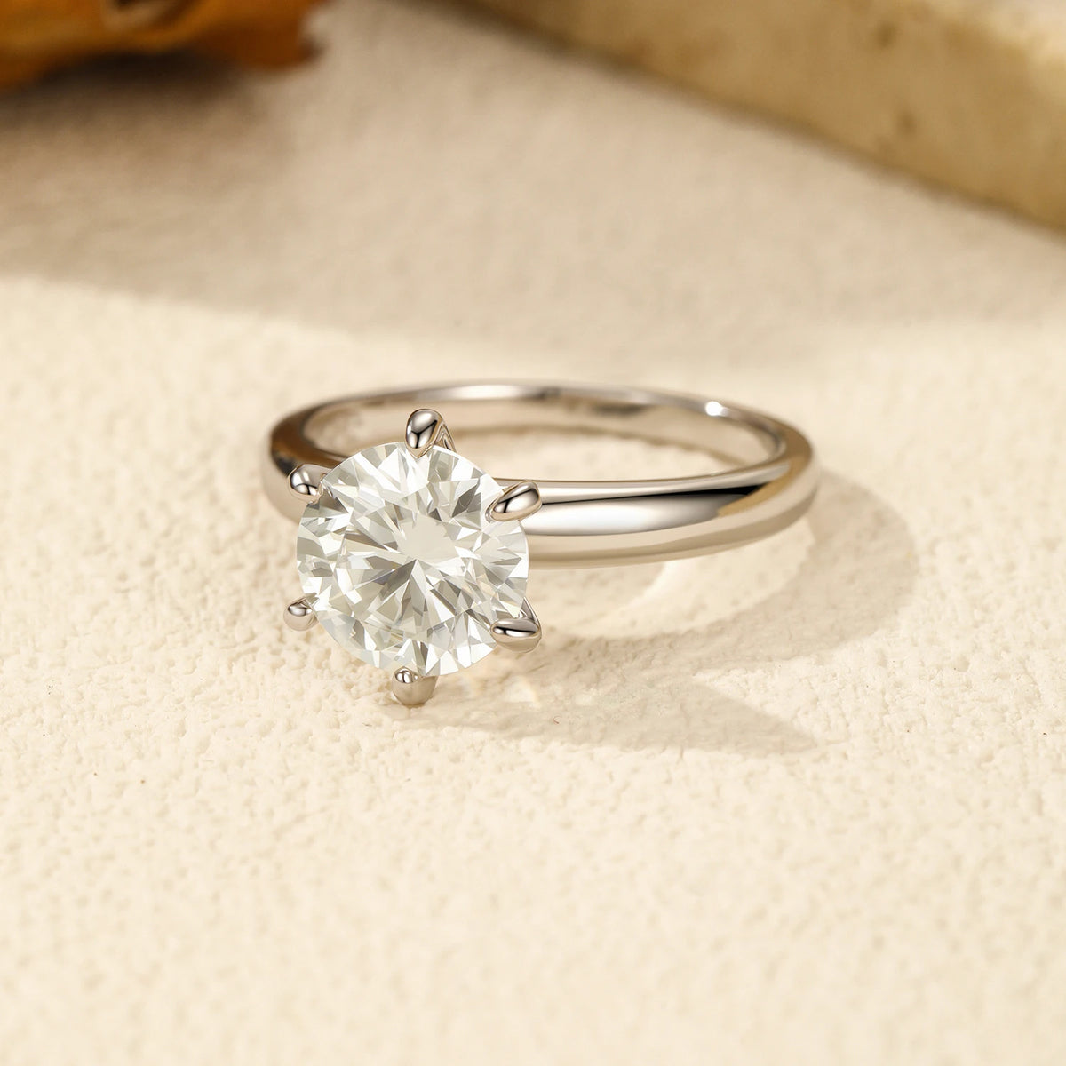 Crown Moissanite Ring