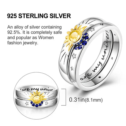 Blue Butterfly Sterling Silver Ring