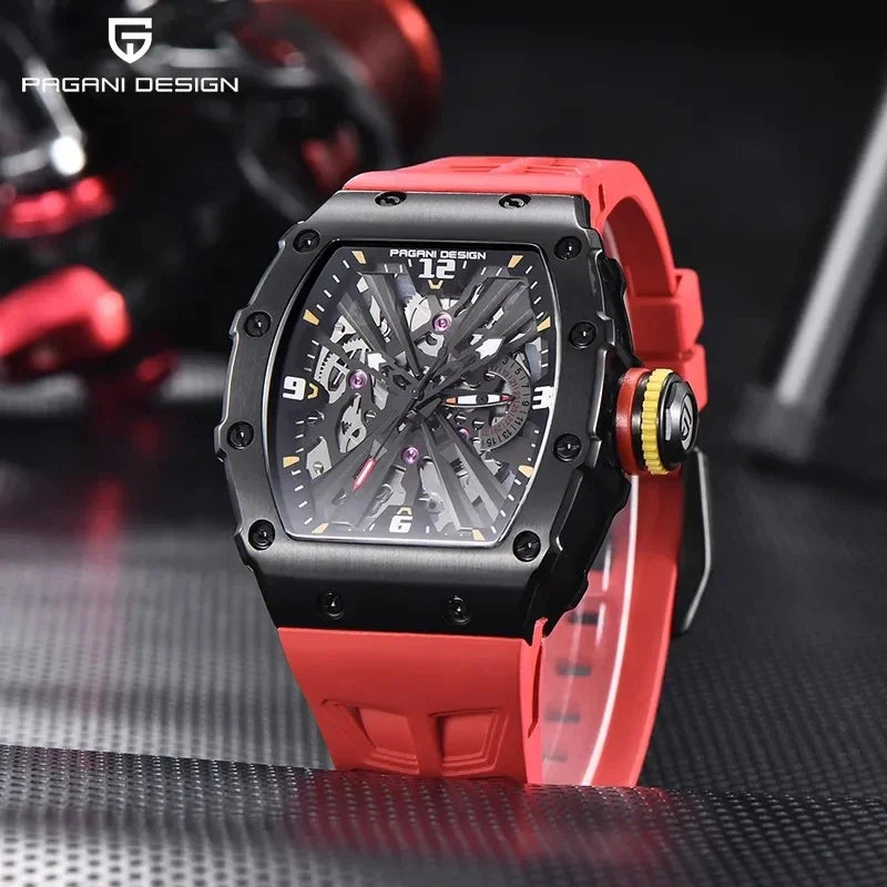 PAGANI DESIGN PD-1738 Skeleton Quartz Watch