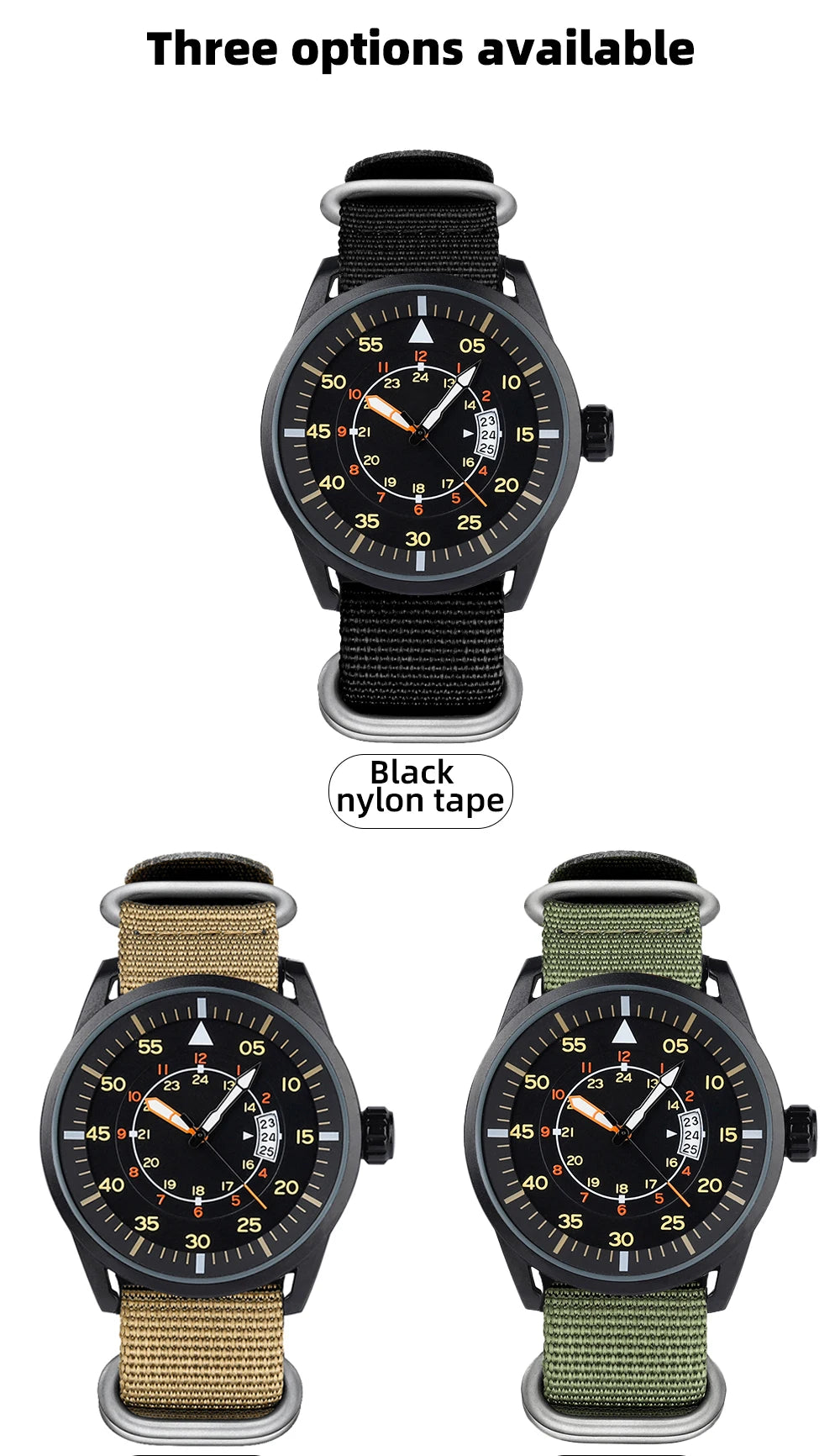 ADDIESDIVE MY1508 Field Quartz Watch