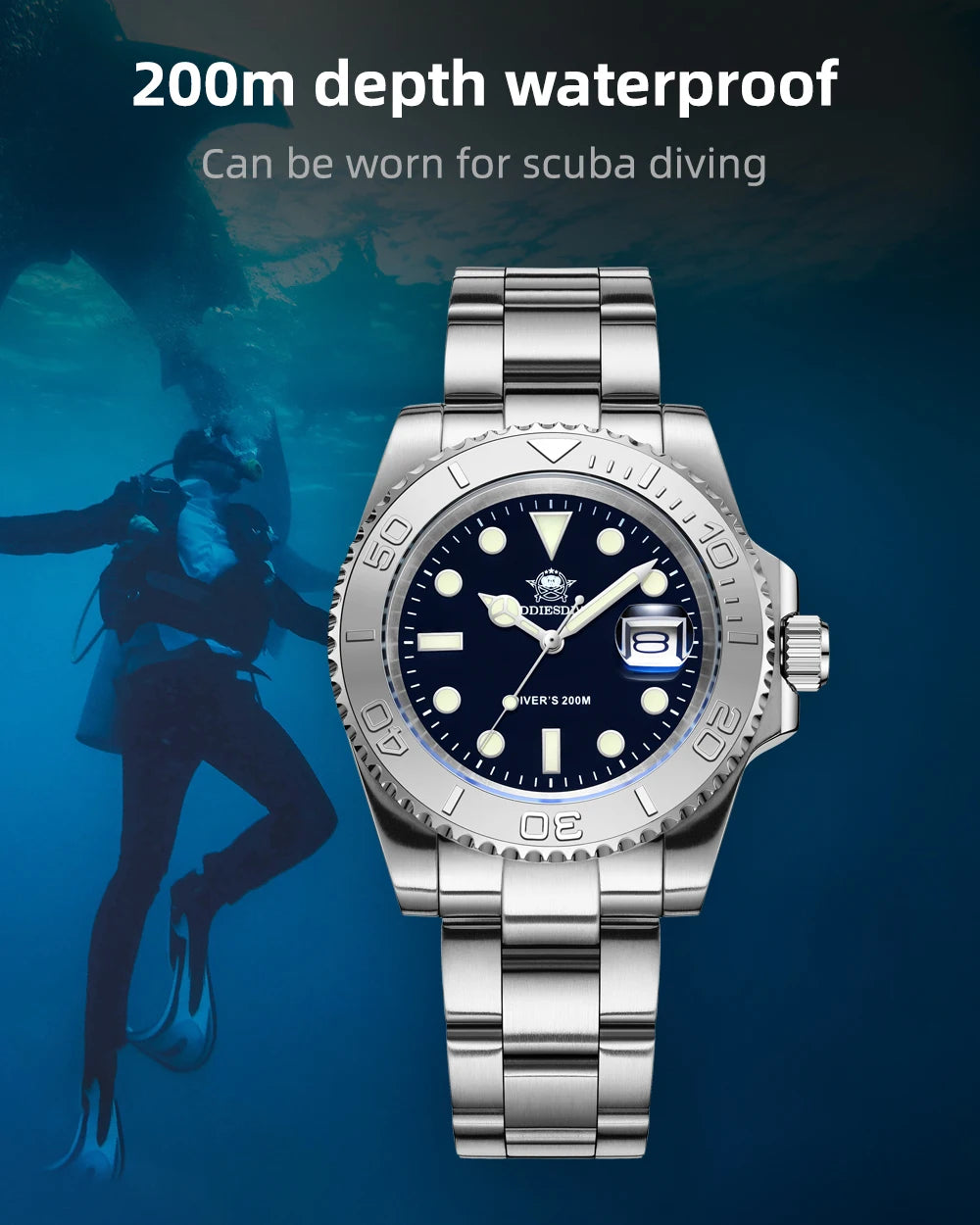 ADDIESDIVE MY-H3-C 200M Quartz Diver