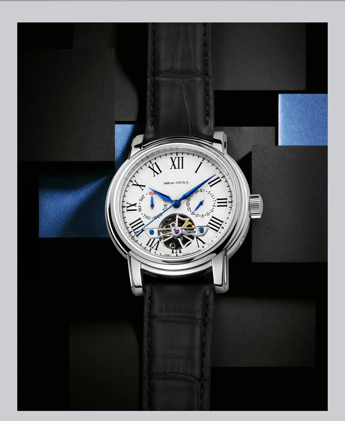 Sea-Gull Open-Heart Automatic Watch