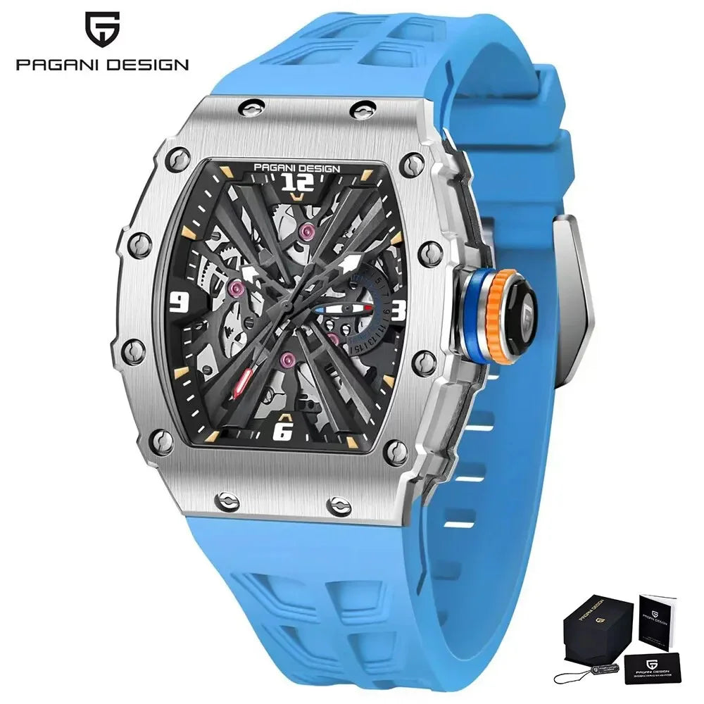 PAGANI DESIGN PD-1738 Skeleton Quartz Watch