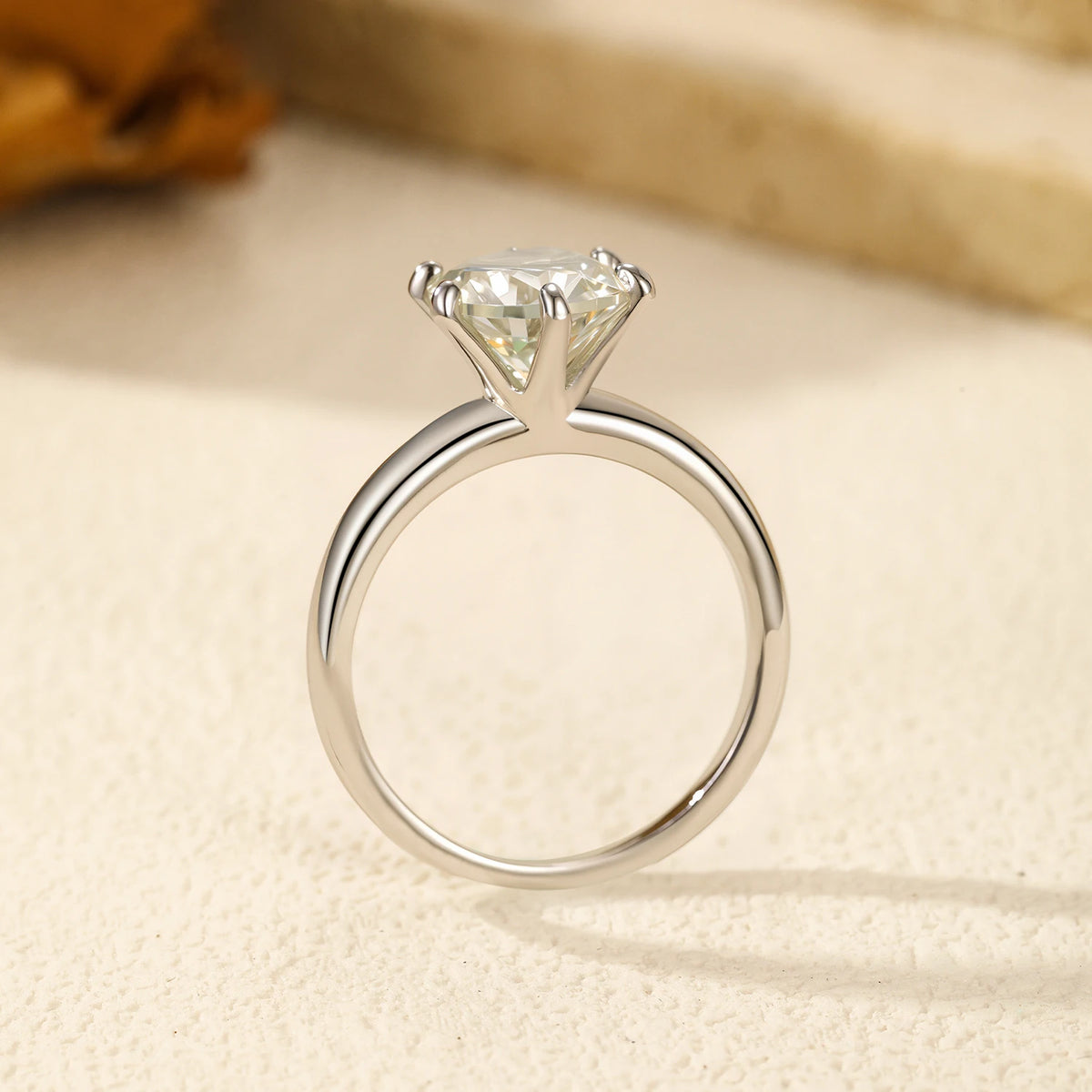 Crown Moissanite Ring