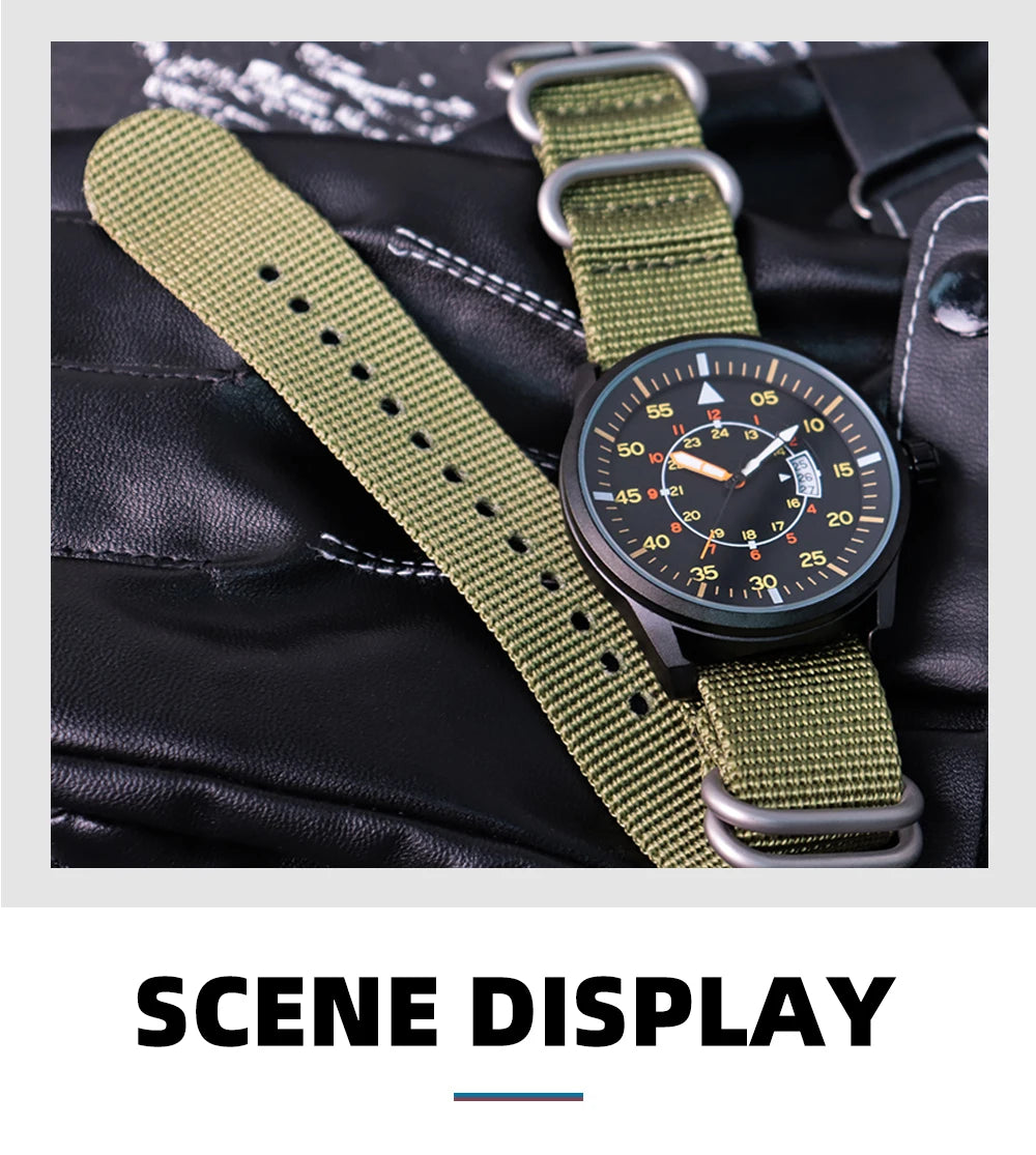ADDIESDIVE MY1508 Field Quartz Watch
