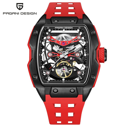 PAGANI DESIGN Tonneau Skeleton Automatic Watch