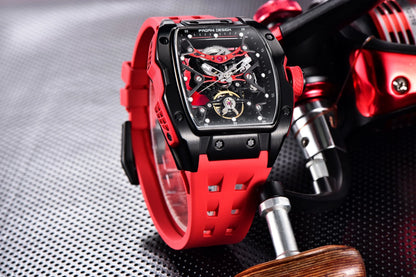 PAGANI DESIGN Tonneau Skeleton Automatic Watch