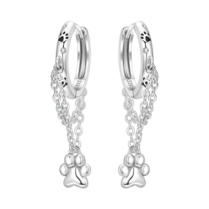 Pink Cowboy Hat & Boots Drop Earrings