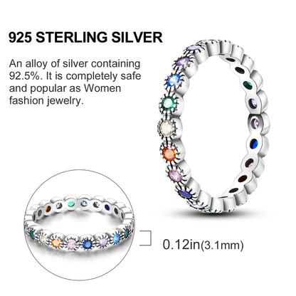 Blue Butterfly Sterling Silver Ring