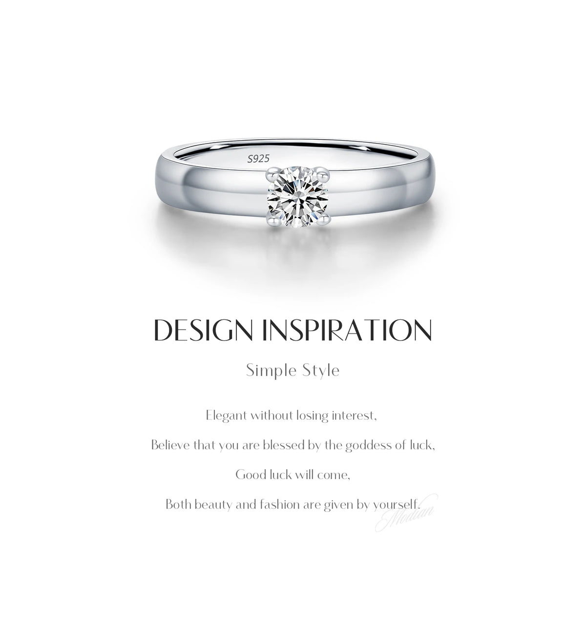 Classic Wide-Band Moissanite Ring