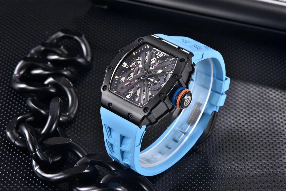 PAGANI DESIGN PD-1738 Skeleton Quartz Watch
