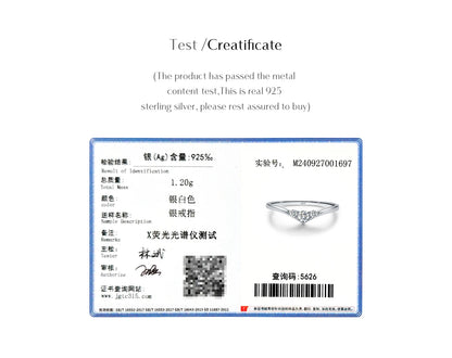 Chevron Moissanite Band Ring