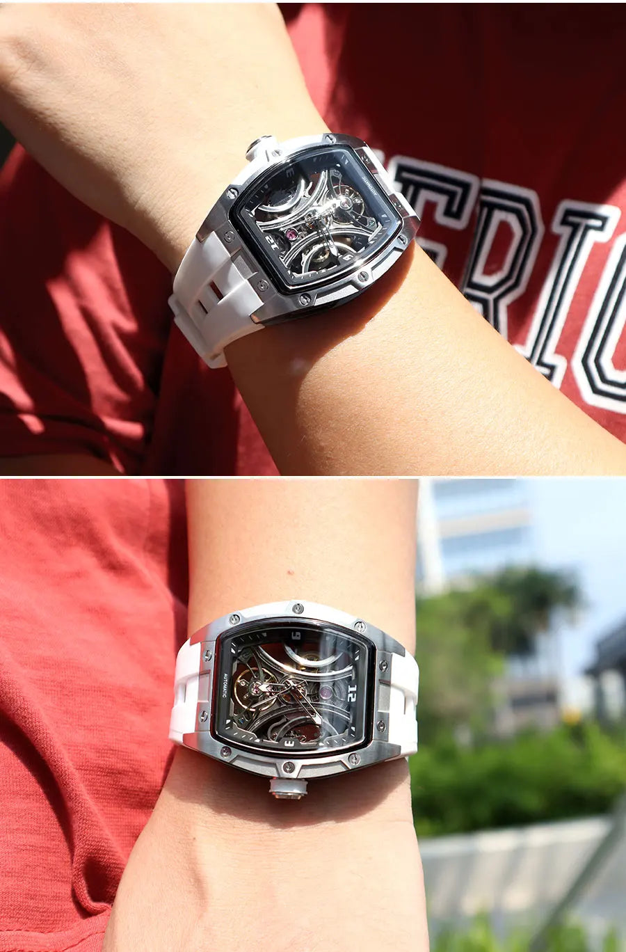 MEGIR 2245 Skeleton Automatic Watch