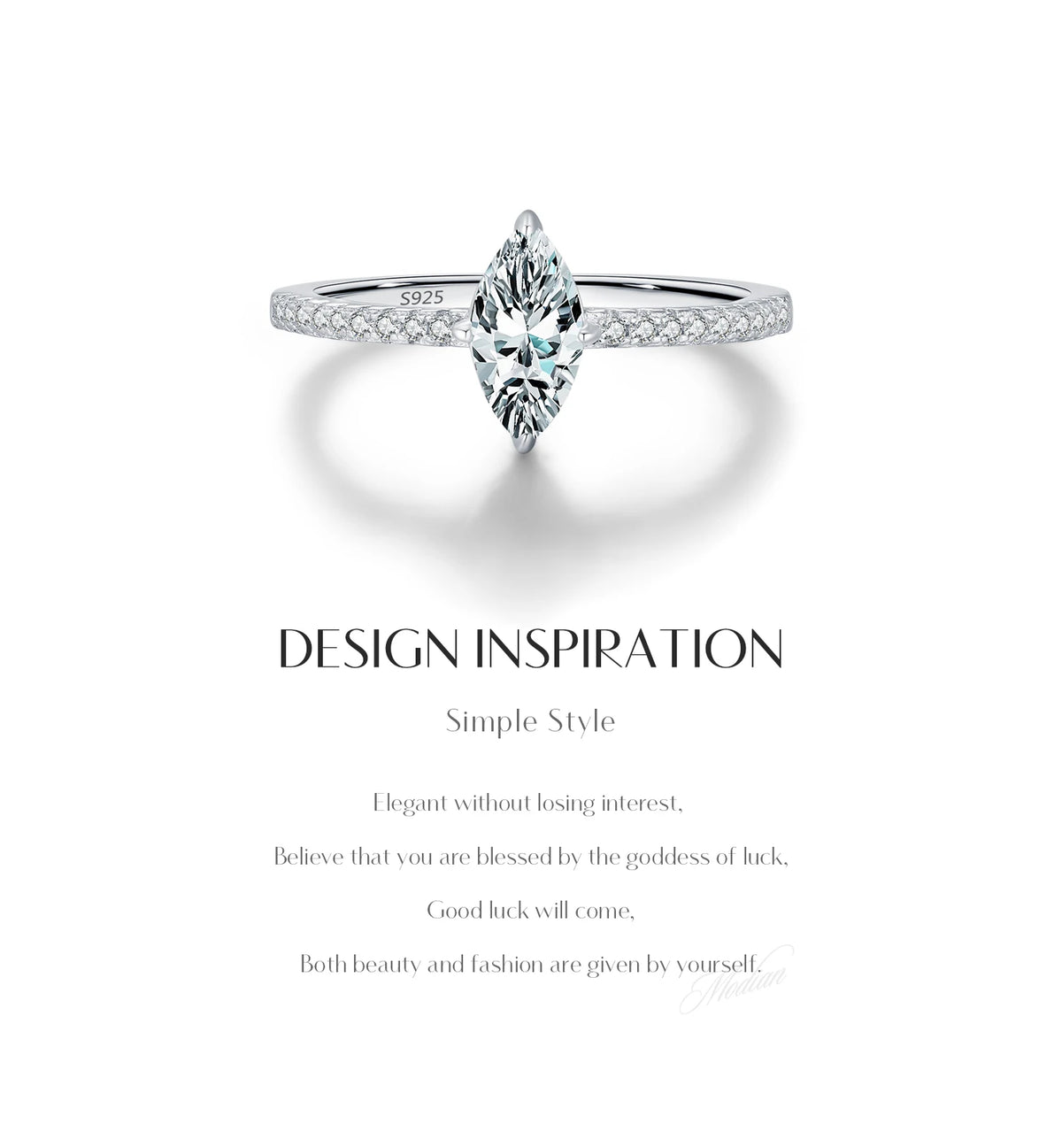 Marquise Moissanite Ring