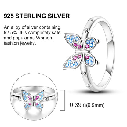 Starry Night Sterling Silver Ring