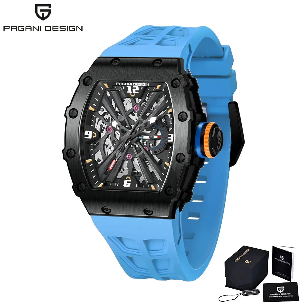 PAGANI DESIGN PD-1738 Skeleton Quartz Watch