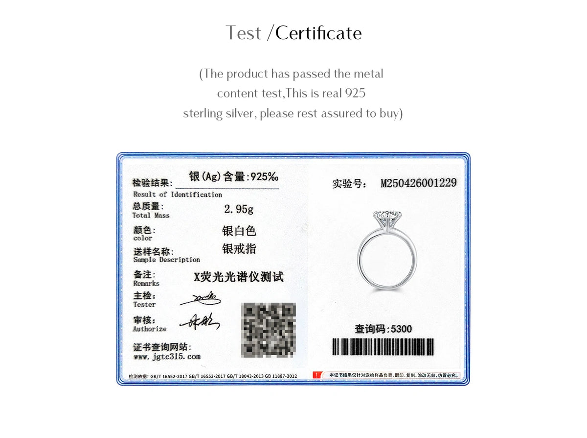 Crown Moissanite Ring