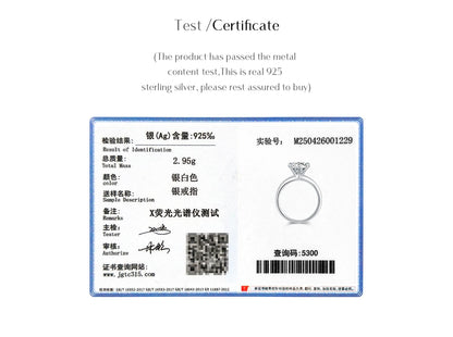 Crown Moissanite Ring