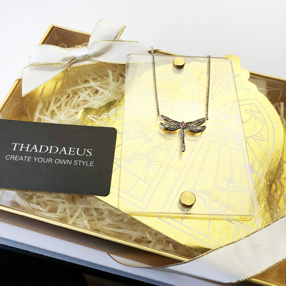 Playful Dragonfly Necklace