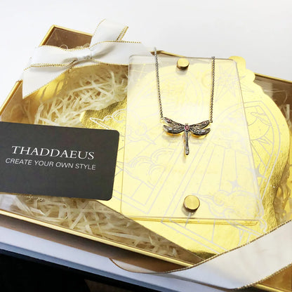 Playful Dragonfly Necklace