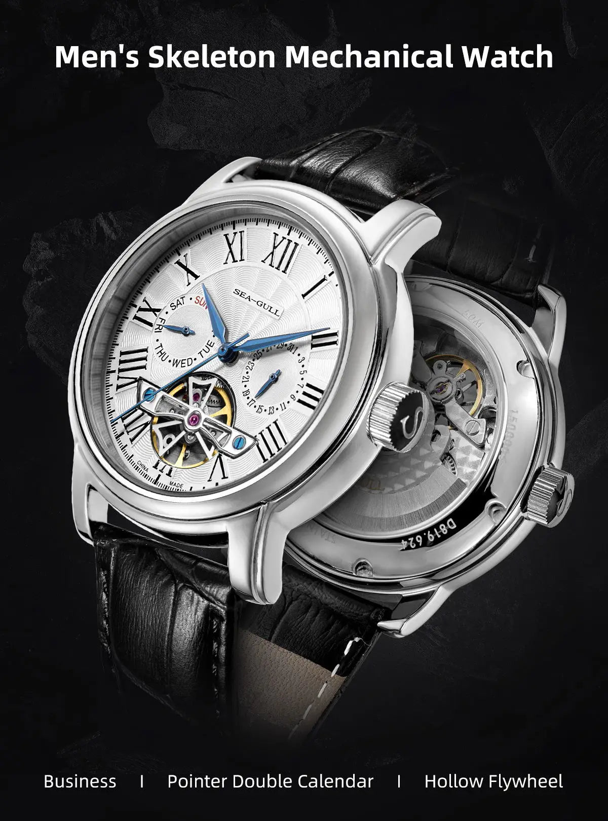 Sea-Gull Open-Heart Automatic Watch