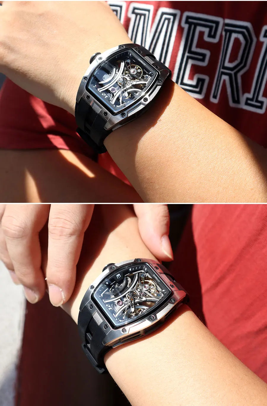 MEGIR 2245 Skeleton Automatic Watch