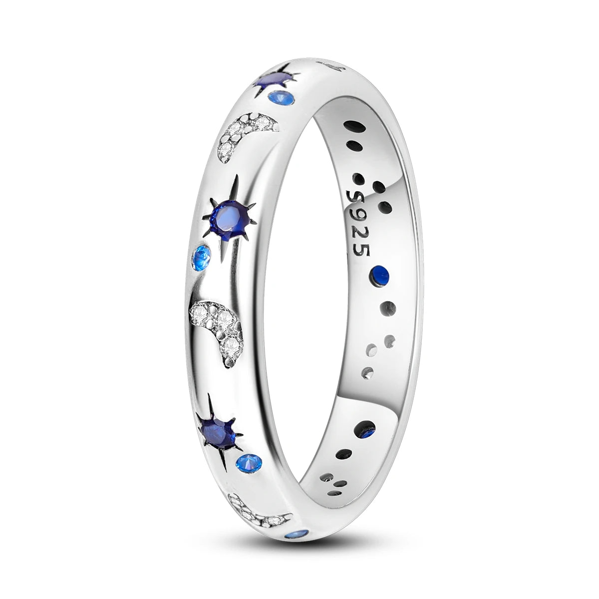 Starry Night Sterling Silver Ring