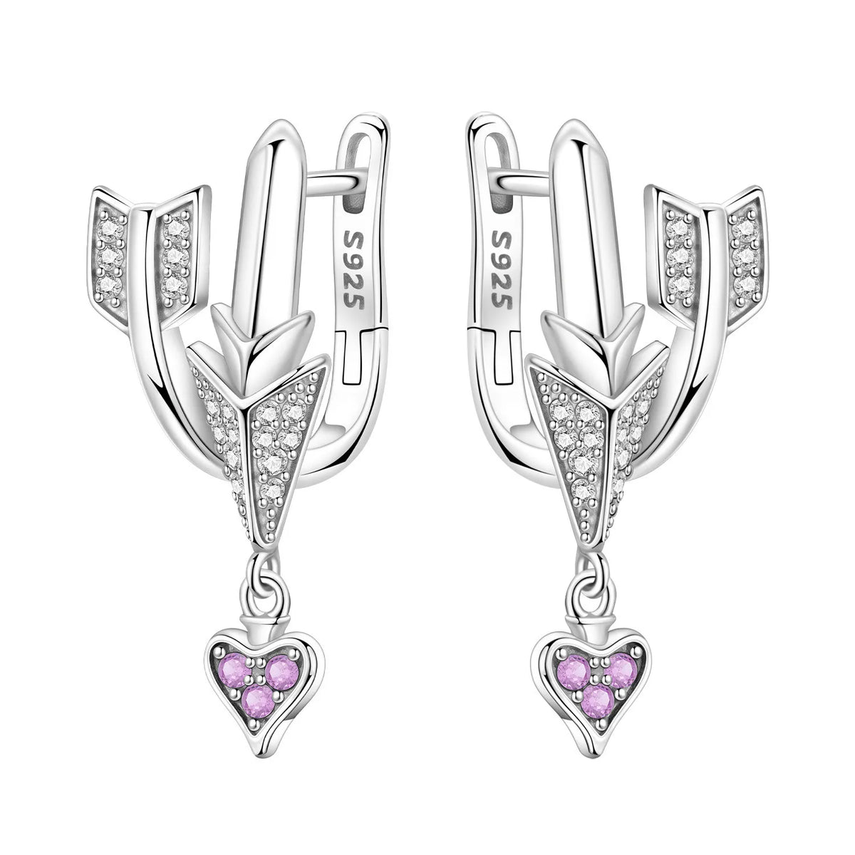 Pink Cowboy Hat & Boots Drop Earrings