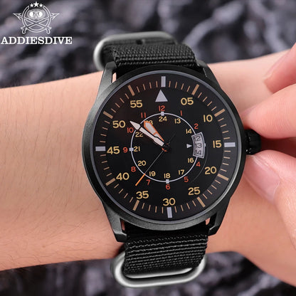 ADDIESDIVE MY1508 Field Quartz Watch
