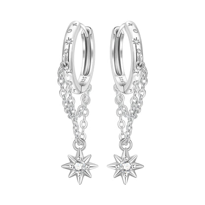 Pink Cowboy Hat & Boots Drop Earrings